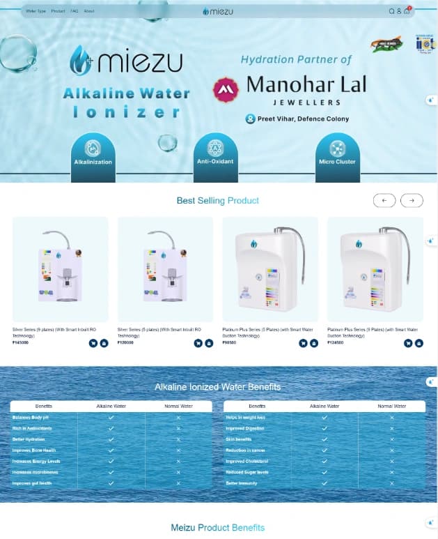 Miezu Alkalineionizer